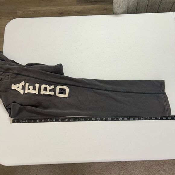 Vintage Y2K Aeropostale Blue Workout Lounge Pants Women's Small Distressed - Picture 10 of 11